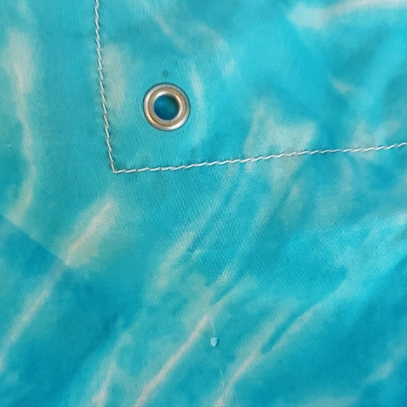 Lands' End Boys Blue Tye-dye Swim Shorts Size M - Picture 7 of 8